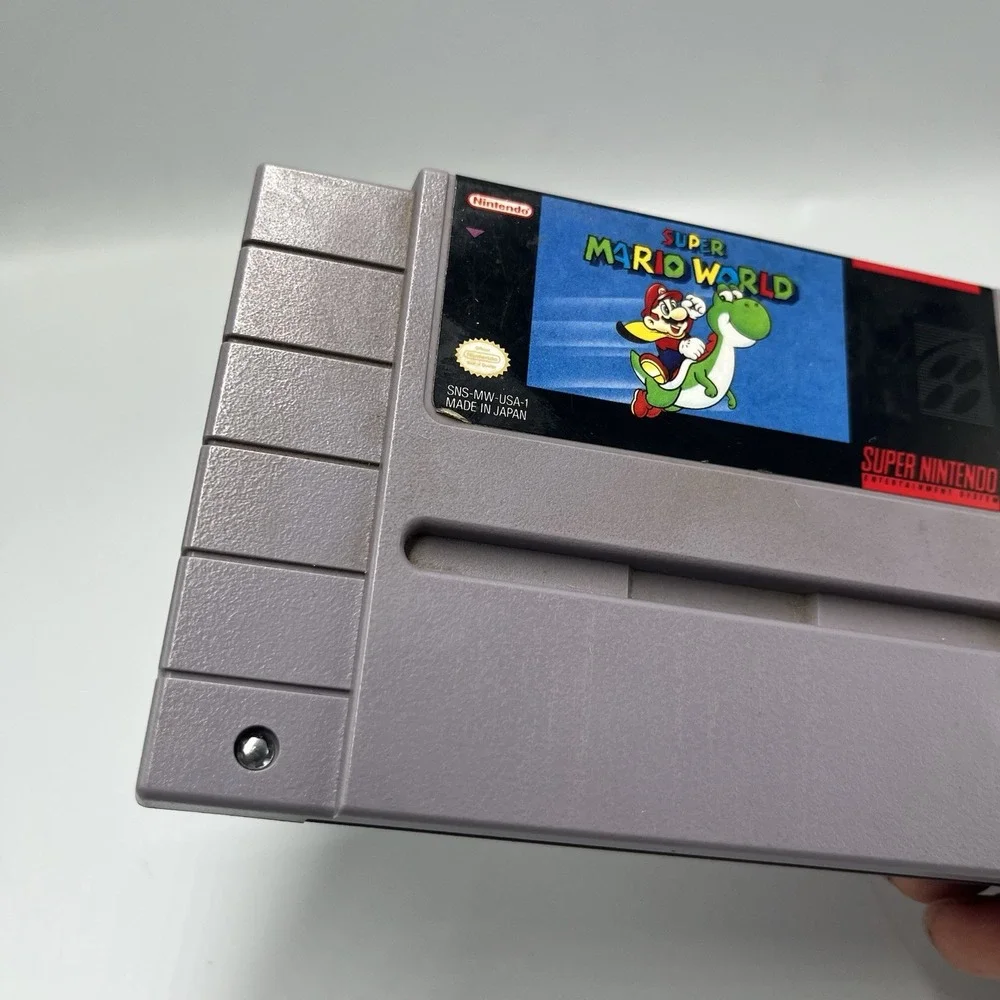 Super Mario World (Super Nintendo Entertainment System, 1991) Authentic Working!